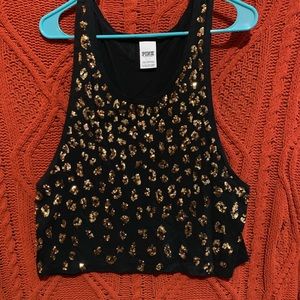 PINK Victoria’s Secret sequined muscle tank